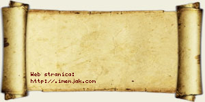 Jovana Gajin vizit kartica